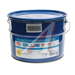 Изображение 1, 1306 Смазка литиевая высокотемпературная МС-1510 9кг ведро (синяя) ВМП-АВТО