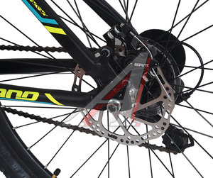 Изображение 5, T19B218-650 B Велосипед 27.5" 21-ск. дисковые тормоза (AL-рама) черный Dennis HILAND