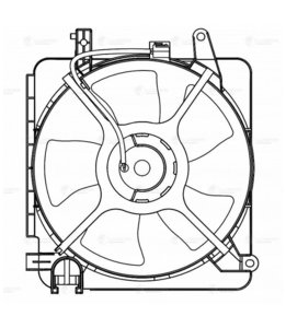 Изображение 3, LFK0501 Вентилятор CHEVROLET Spark (05-) охлаждения радиатора LUZAR