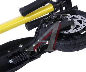 Изображение 7, MC-04D Самокат 2-х колесный (колесо 200мм) до 100кг алюминий ручной дисковый тормоз надувные колеса