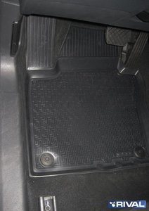 Изображение 2, 15802001 Коврик салона VW Jetta (10-) полиуретан черный (5 предм.) RIVAL