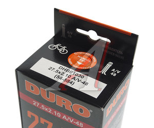 Изображение 4, DHB01030 Камера велосипедная 27.5" 27.5х1.95/2.125 автовентиль DURO