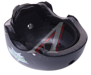 Изображение 2, WX-1BPP Шлем для катания на велосипеде, скейтборде и роликах детский черно-зеленый EXTREEME
